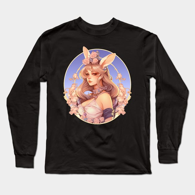 Bunny Girl Long Sleeve T-Shirt by Jason's Finery